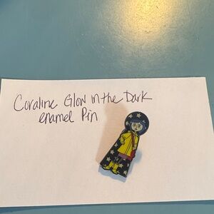 Loungefly Coraline Glow in the Dark Enamel Pin